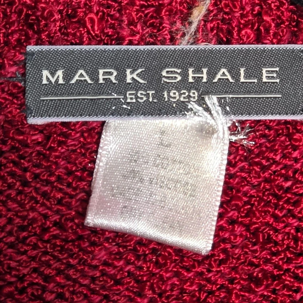 Vintage Mark Shale Women's Christmas Sweater Snowman Buttons‎ Grandma Knit Large